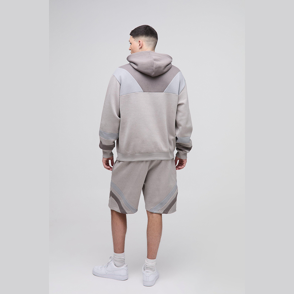 Oversized Man Washed T-Shirt & Jogger Long Set