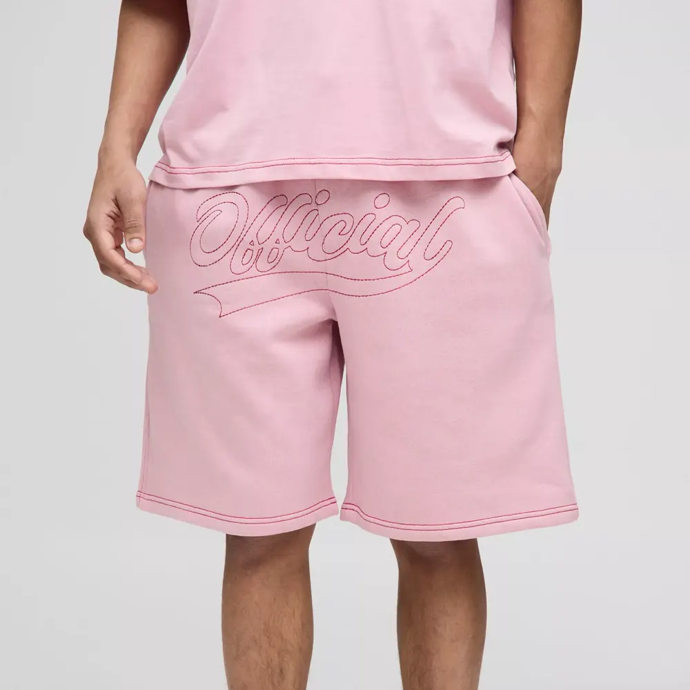 Baggy Long Length Nylon Cargo Shorts