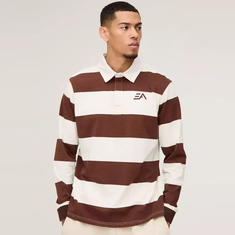 Oversized Short Sleeve Bonded Scuba Polo