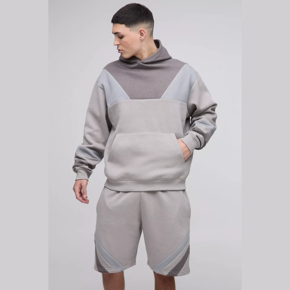 Oversized Man Washed T-Shirt & Jogger Long Set